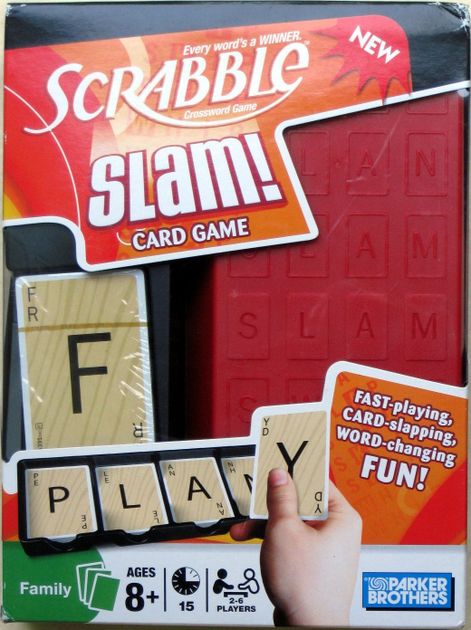 Scrabble Slam Card Game Parker Brothers   complete very good 