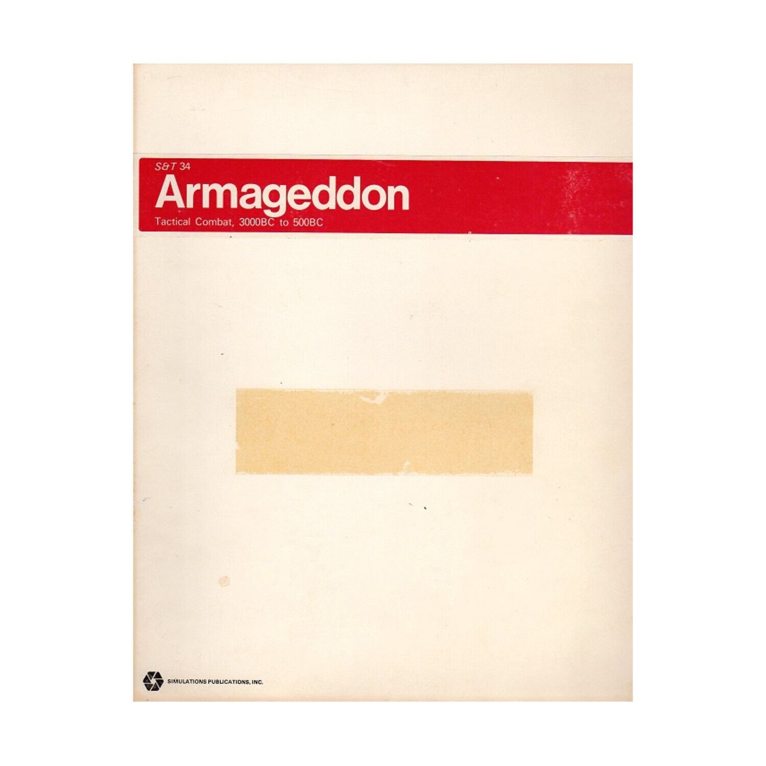 Armageddon: Tactical Combat 3000 to 500 B.C.