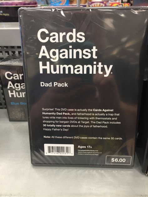 Cards Against Humanity CAH Dad Pack 30 Card Expansion The Evidence for sale online 