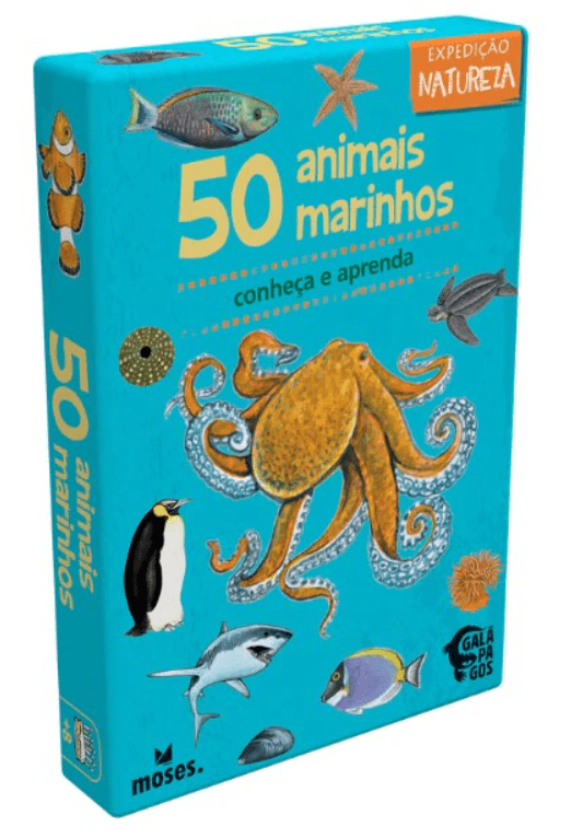 Cover art for 50 animais marinhos
