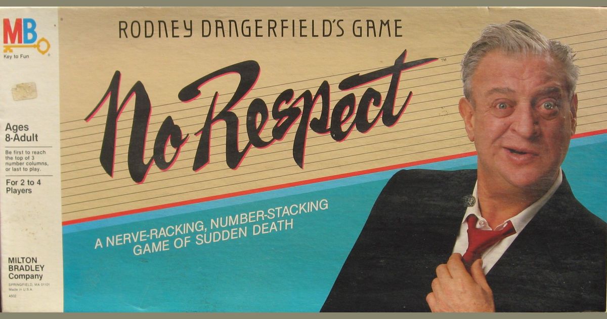 No Respect Rodney Dangerfield S Game Board Game Boardgamegeek