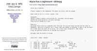 RPG Item: Alycia Has a nightmare