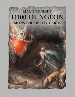 D100 Dungeon: Monster Ability Cards
