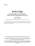RPG Item: ESA6-01: Knife's Edge