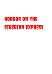 RPG Item: Horror on the Siberian Express
