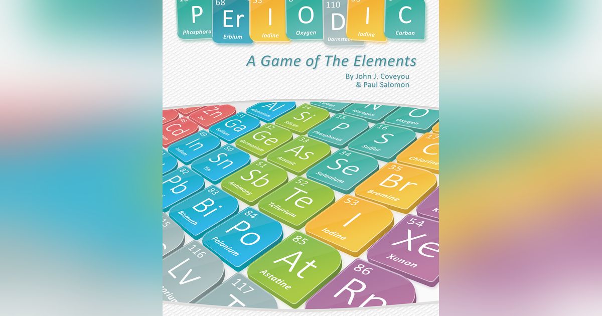Periodic A Game of The Elements Board Game BoardGameGeek