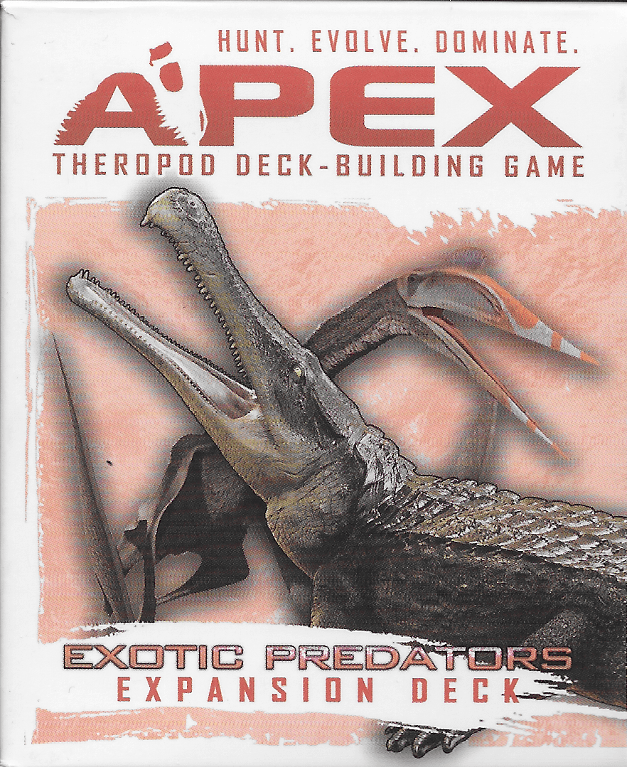 Apex Theropod Deck-Building Game: Exotic Predators Expansion Deck cover