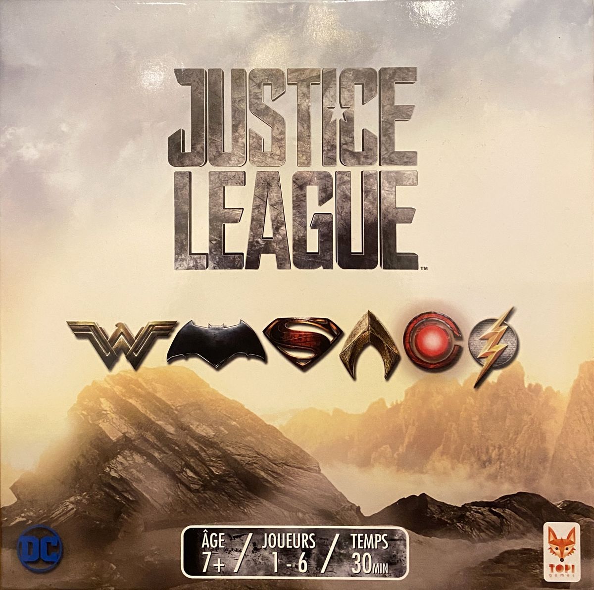 Justice League box art