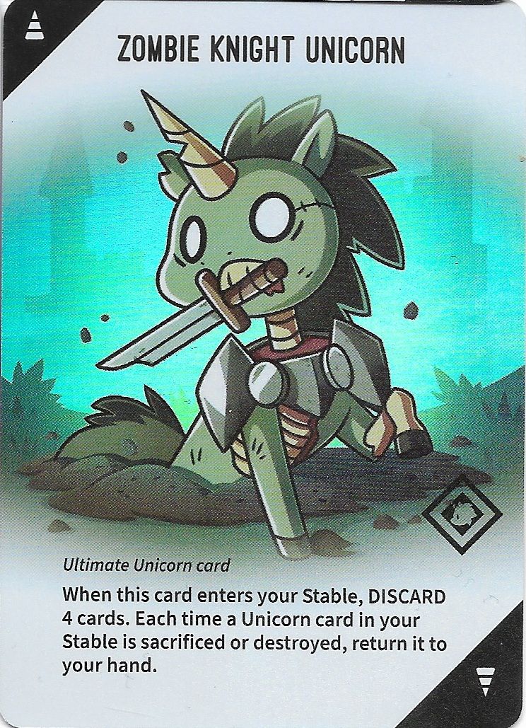 Unstable Unicorns: Zombie Knight Unicorn Promo Card