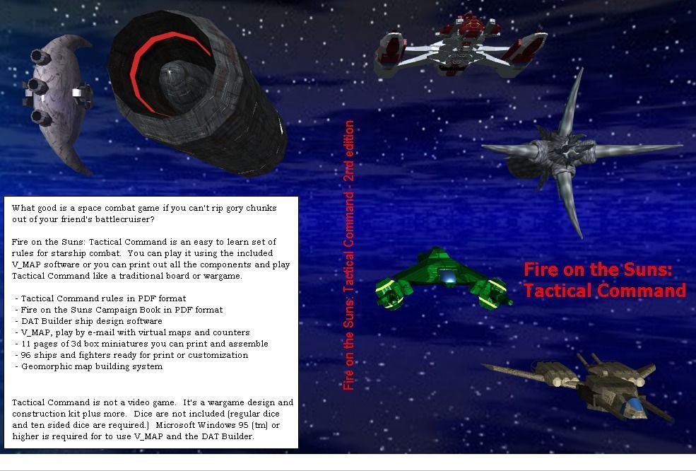 Fire on the Suns: Tactical Command (2nd Edition) box art