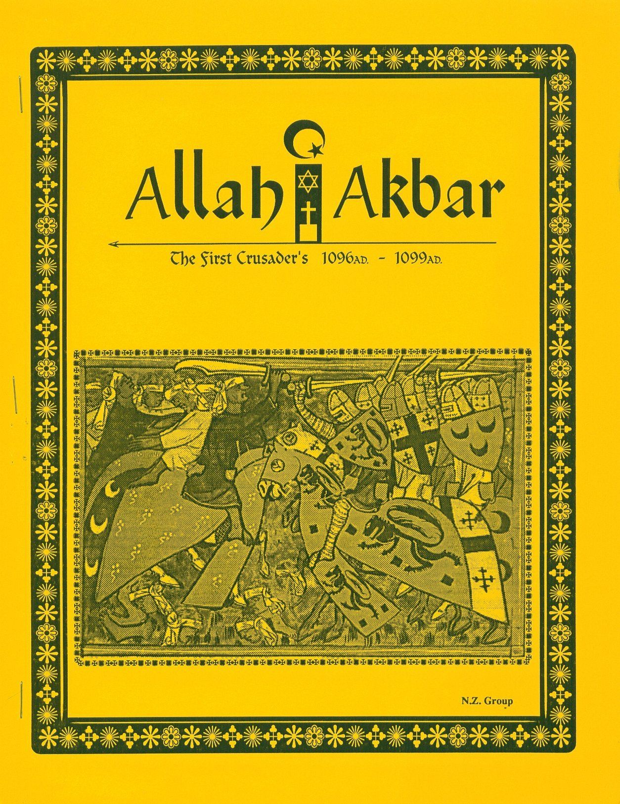 Allah Akbar: The First Crusader's 1096AD. - 1099 AD. box art