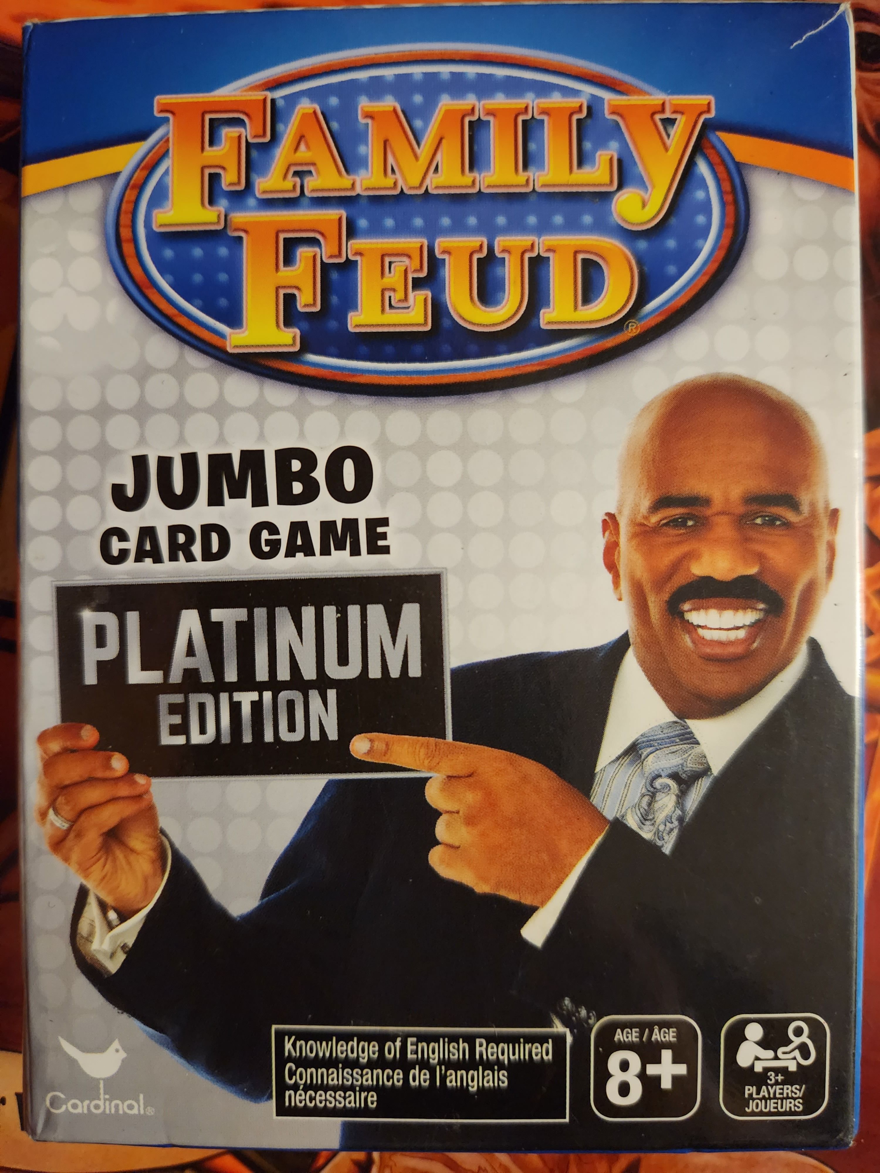 Family Feud Jumbo Card Game: Platinum Edition