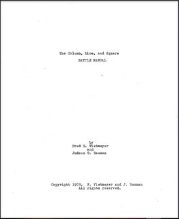 Column, Line, and Square: Battle Manual