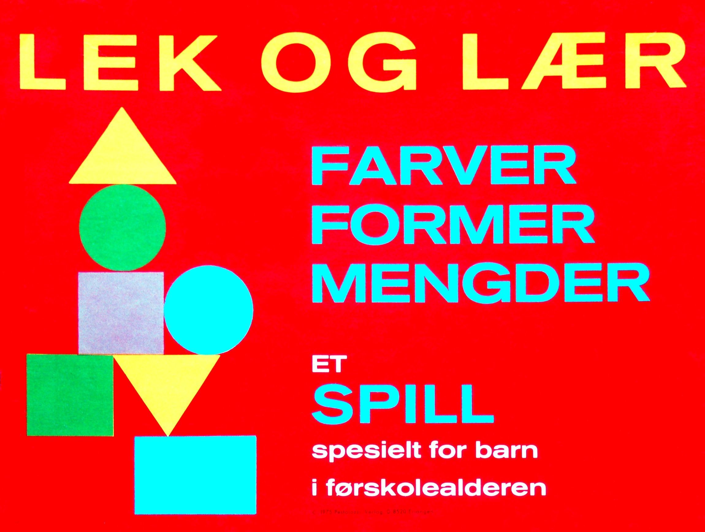 Lek og lær: farver + former + mengder