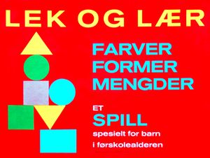 Lek og lær: farver + former + mengder