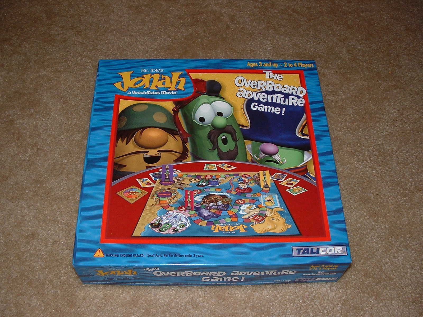Jonah: The Overboard Adventure Game! box art