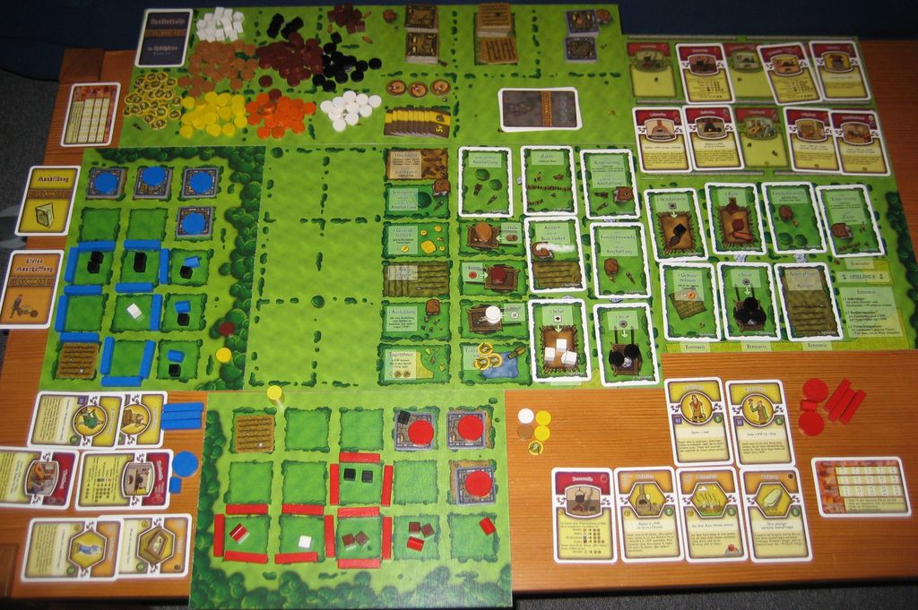 End of a 2 player game — Photo by cuazzel on BoardGameGeek