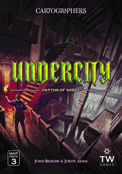 Miniatura Ver juego de Cartographers: Map Pack 3 – Undercity: Depths of Sabek