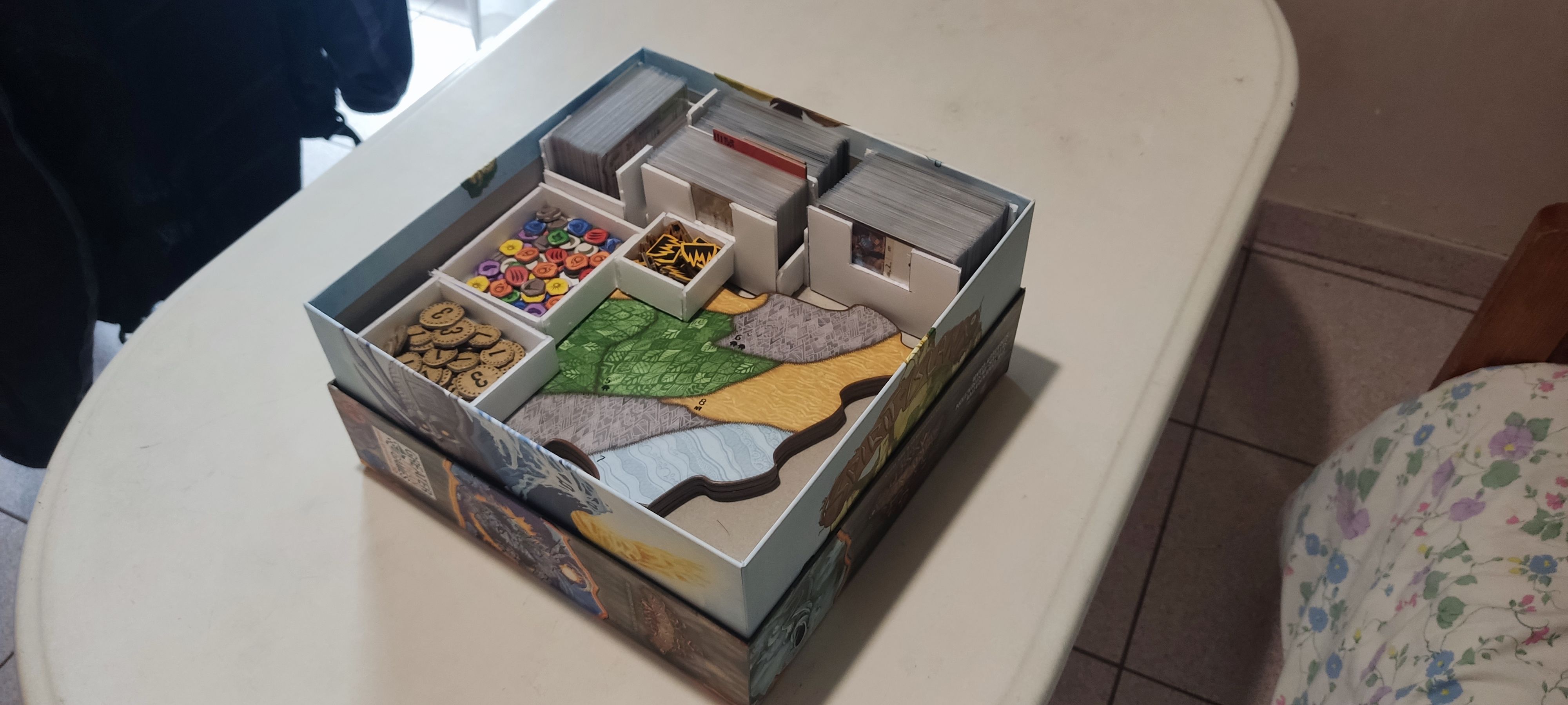 Base game + B&C + Jagged Earth 1 box storage SOLVED! | Spirit Island