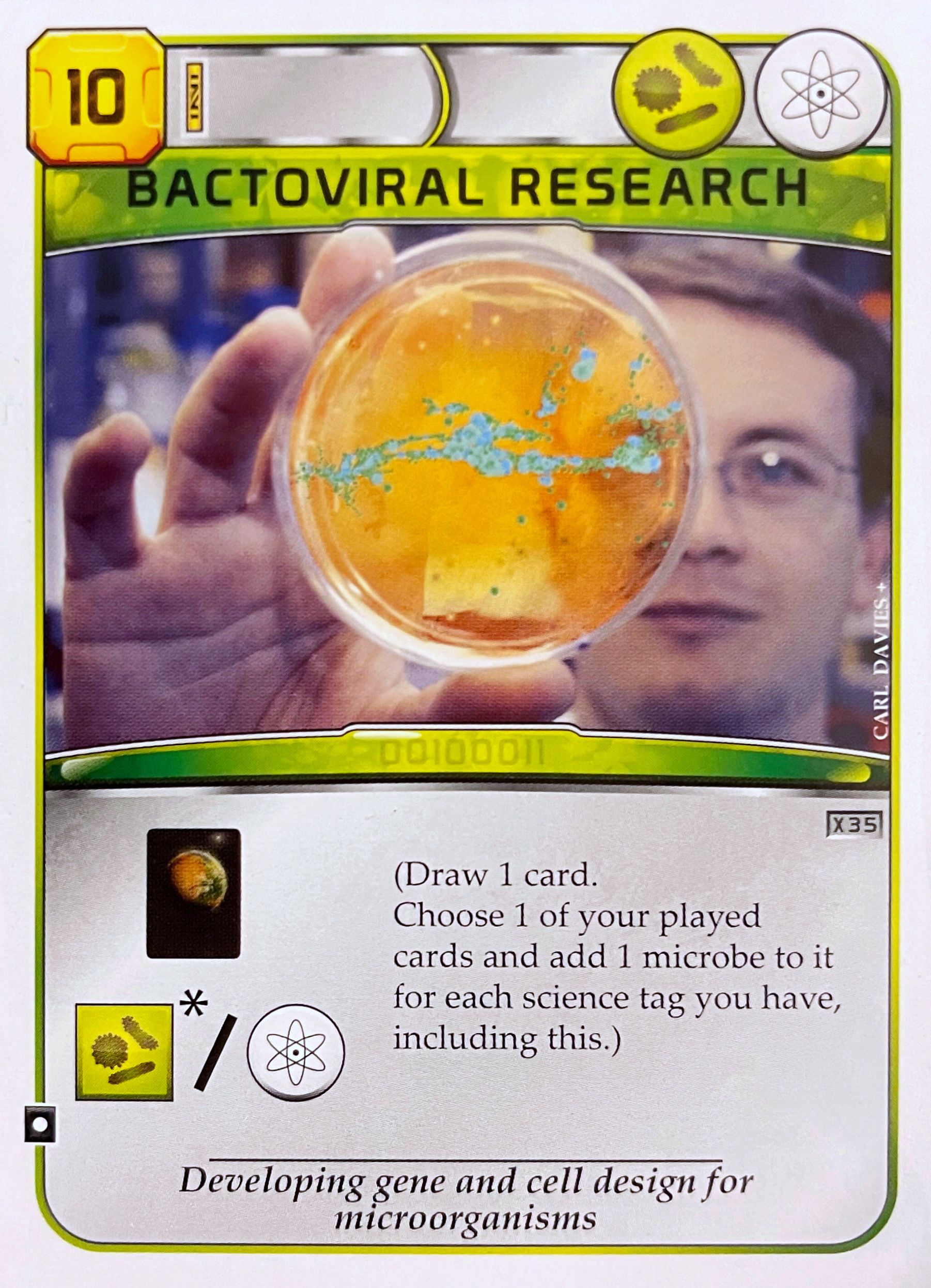 Terraforming Mars: Bactoviral Research Promo Card