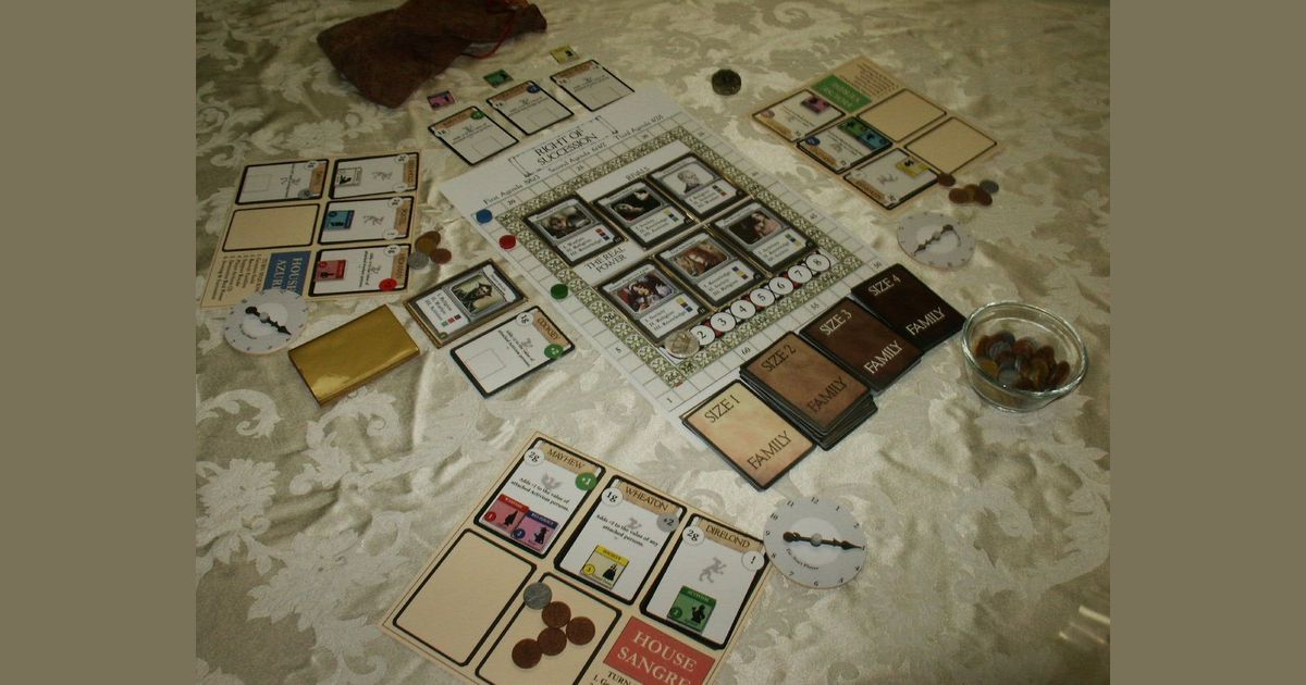 Right of Succession Board Game BoardGameGeek