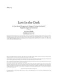 RPG Item: HIG7-03: Lost In the Dark