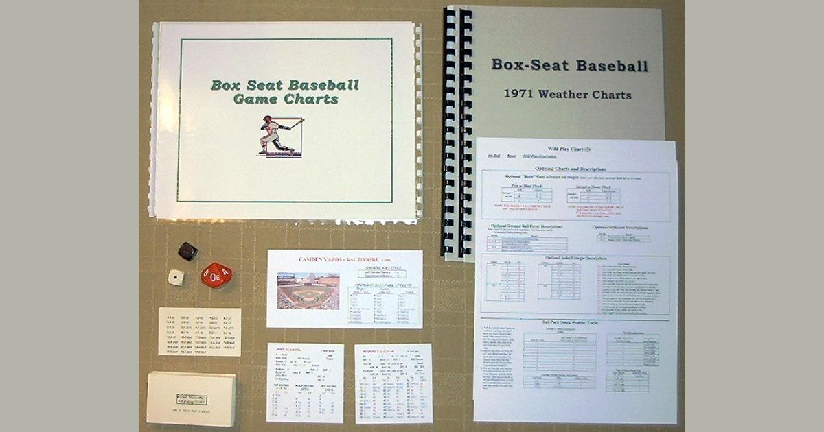 Box Seat Baseball Board Game BoardGameGeek