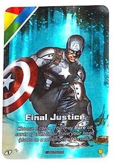 UNO Ultimate: Captain America – Final Justice Foil Chase Card