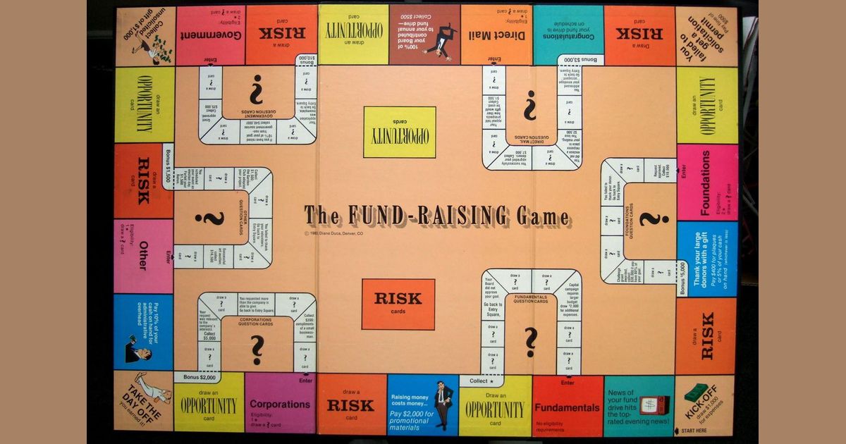 The FundRaising Game Board Game BoardGameGeek