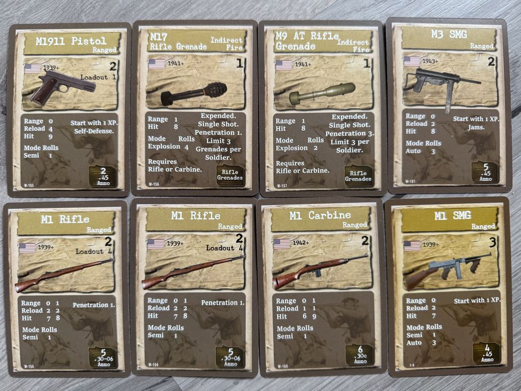 Missing essential cards :( | Warfighter: The WWII Tactical Combat Card Game