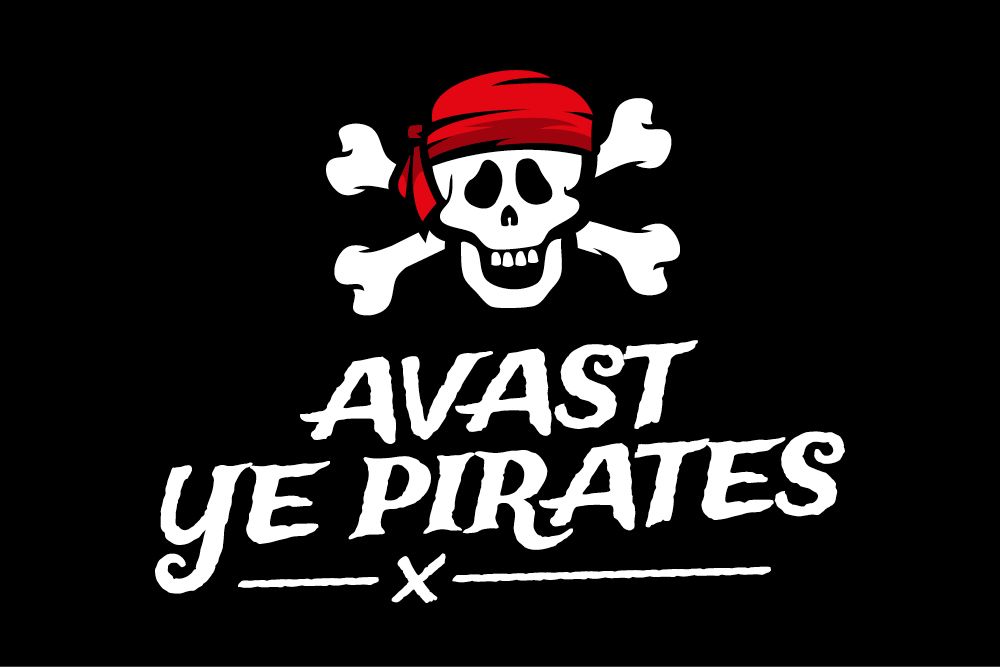 Cover art for Avast ye pirates