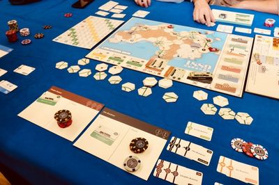 Shikoku 1889 game board with island map