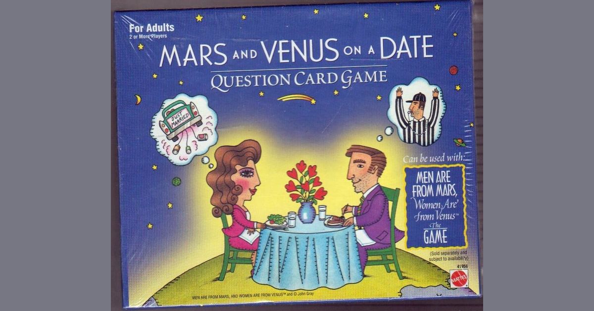 Mars and Venus on a Date Question Card Game | Board Game | BoardGameGeek