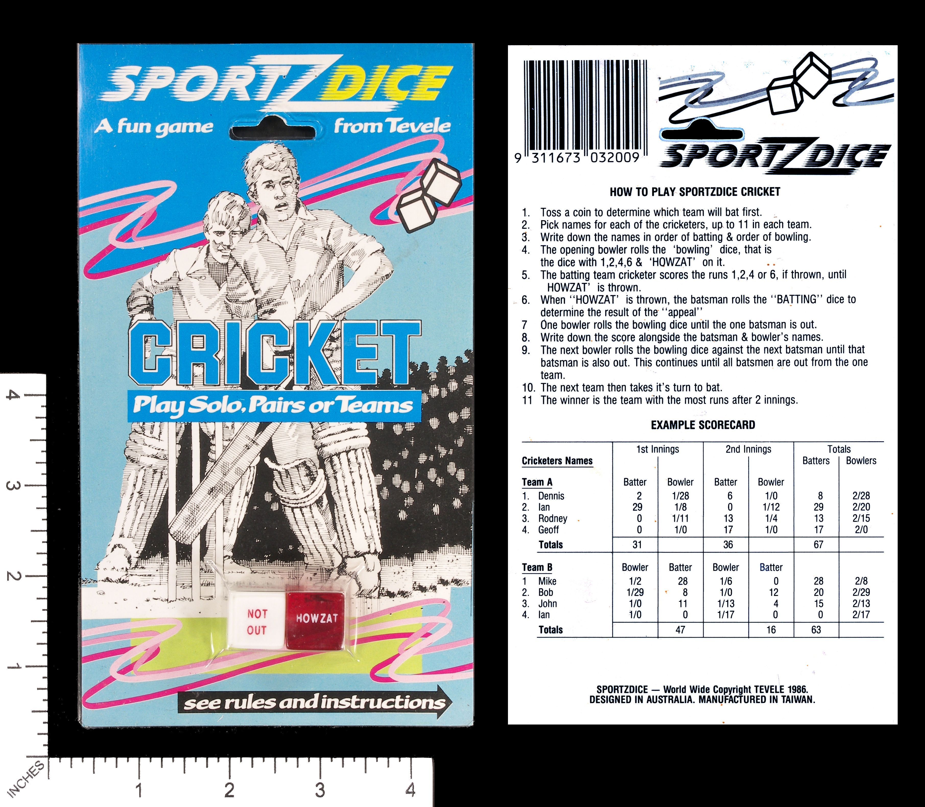 Sportz Dice Cricket