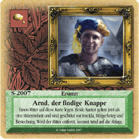 Die Siedler von Catan: Das Kartenspiel – Sonderkarte 2007 – Arnd, der findige Knappe