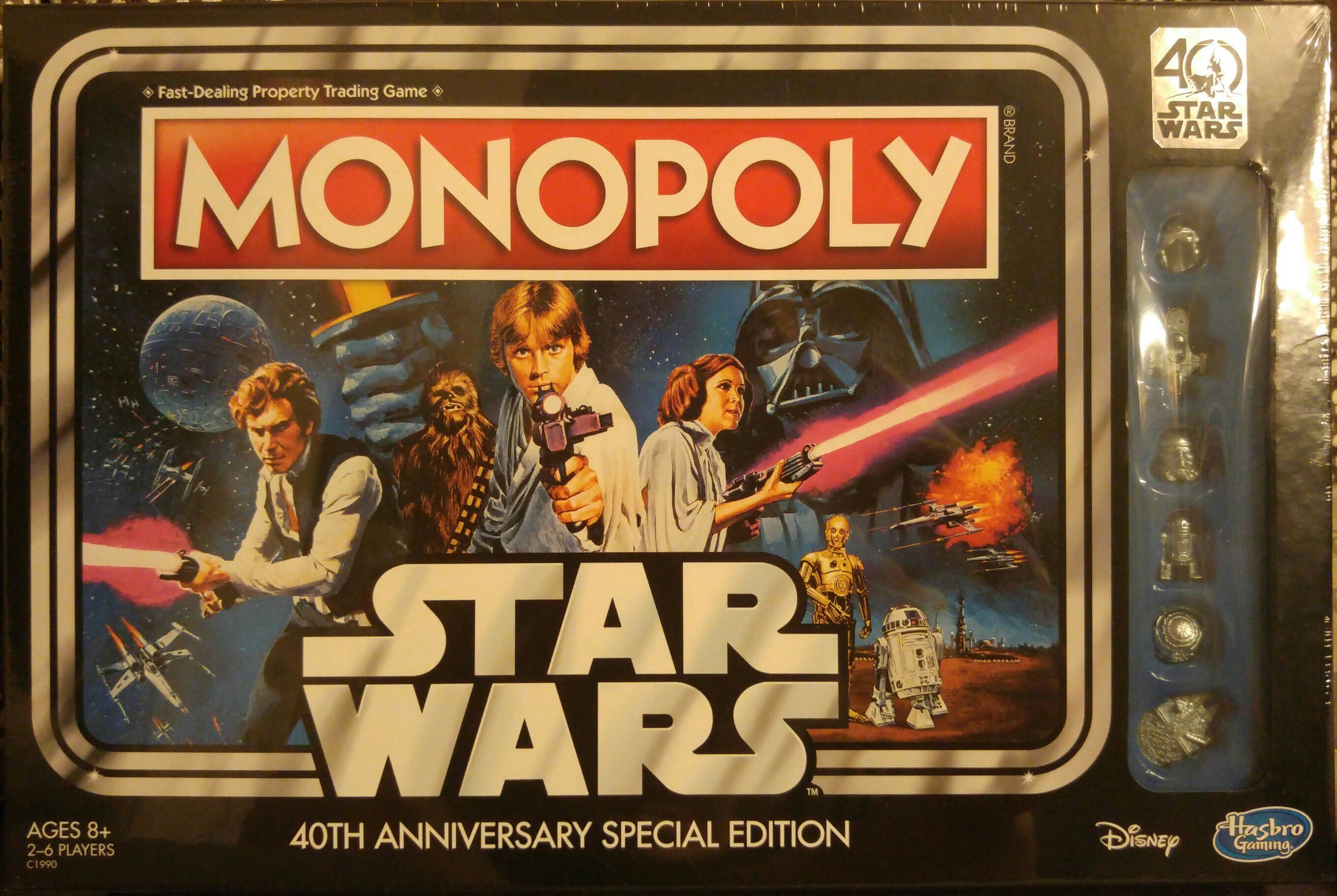 Cover art for Monopoly: Star Wars 40th Anniversary Special Edition