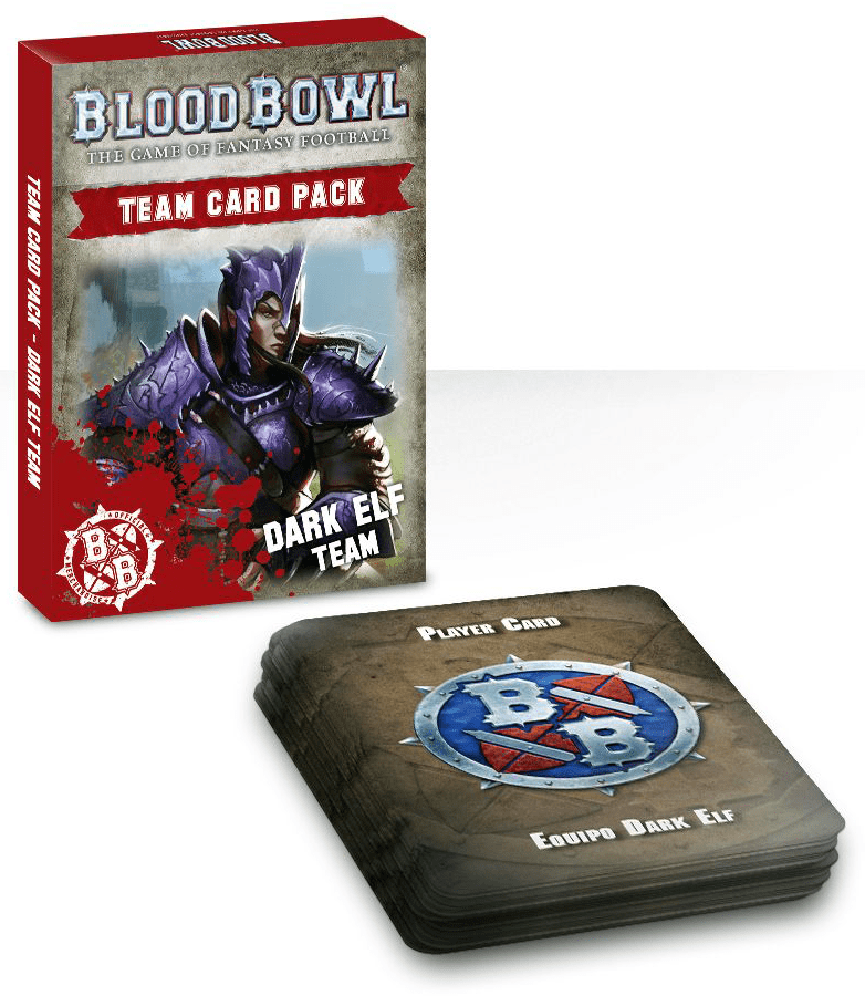 Blood Bowl (2016 Edition): Dark Elf Team Card Pack cover