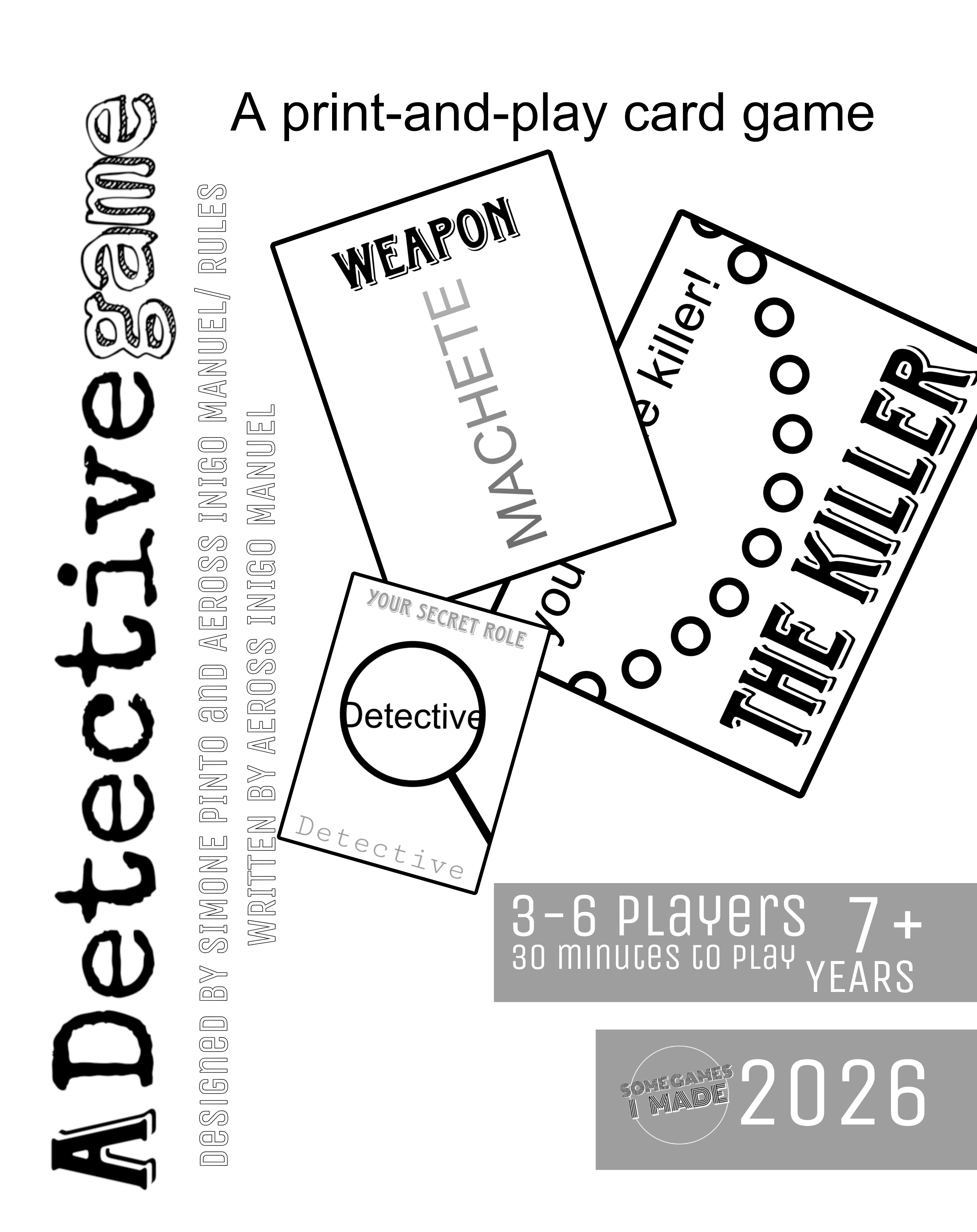 Cover art for A Detective Game
