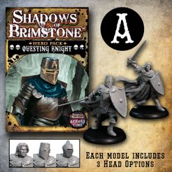 Shadows of Brimstone: Questing Knight Hero Pack