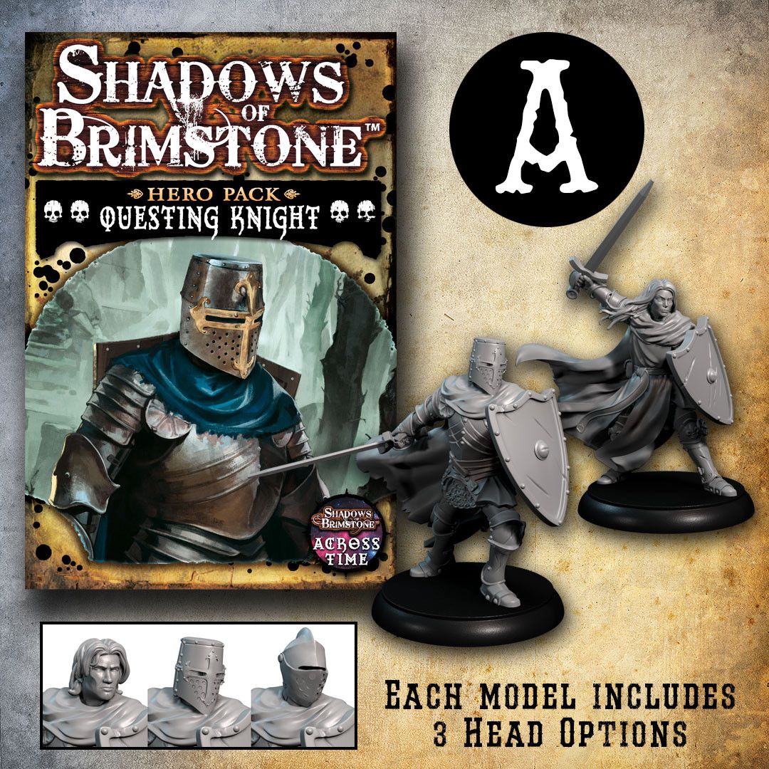 Shadows of Brimstone: Questing Knight Hero Pack cover
