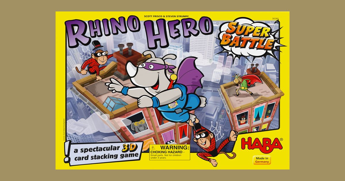 Rhino Hero Gesellschaftsspiel Super Battle HABA 302808 