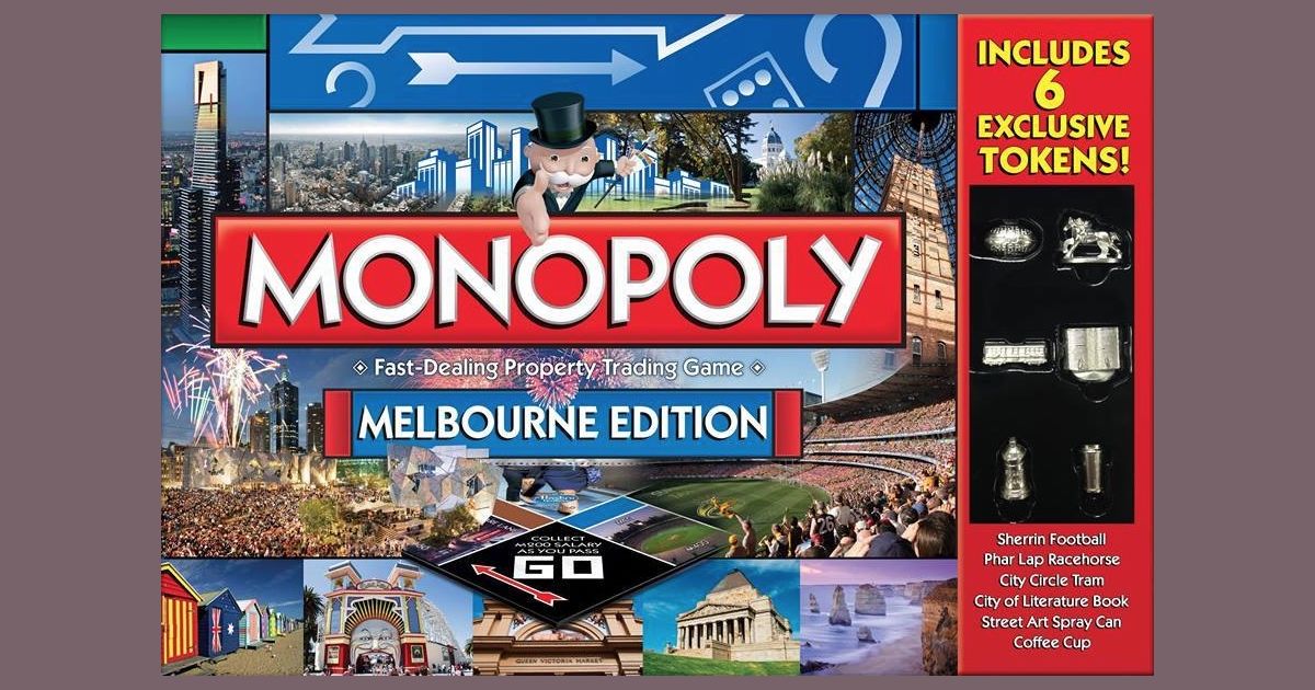 Monopoly Melbourne Edition Game Board for sale online 