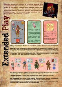 Mousquetaires du Roy: Promo cards and board