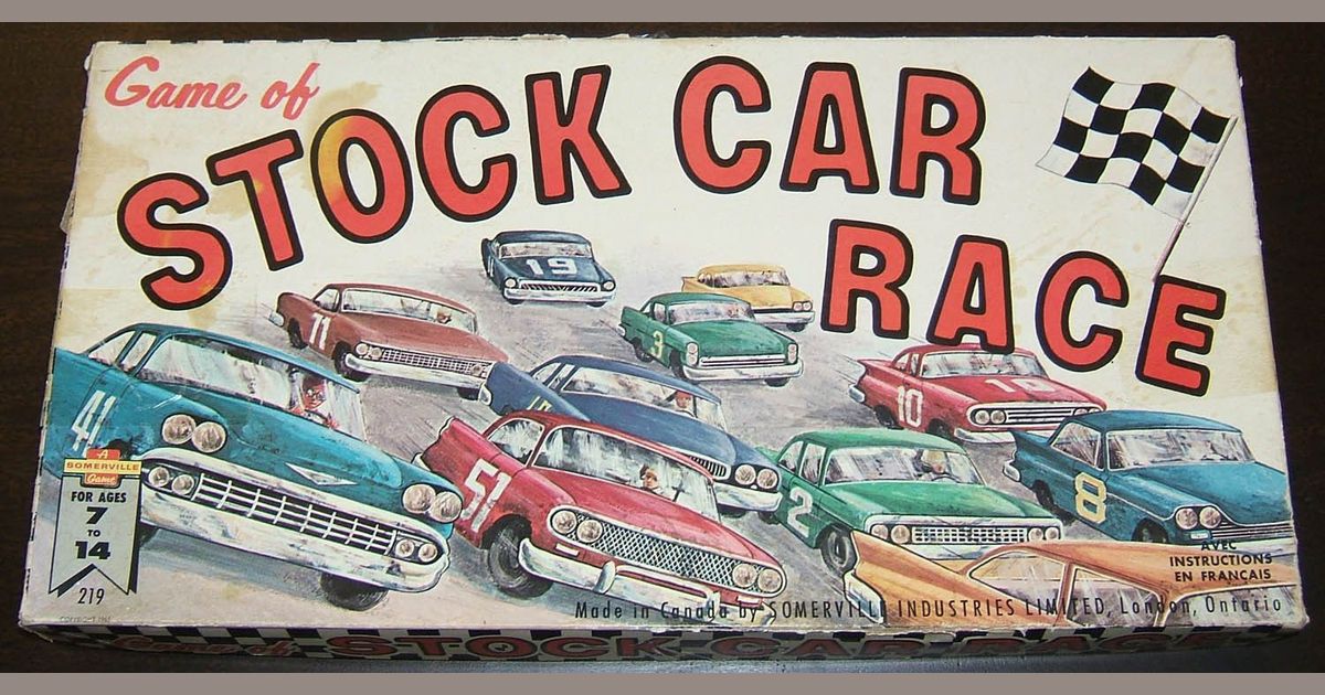 Game of Stock Car Race Board Game BoardGameGeek