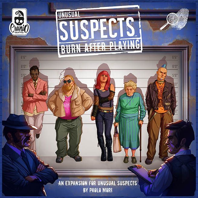 Unusual Suspects: Burn After Playing doboz