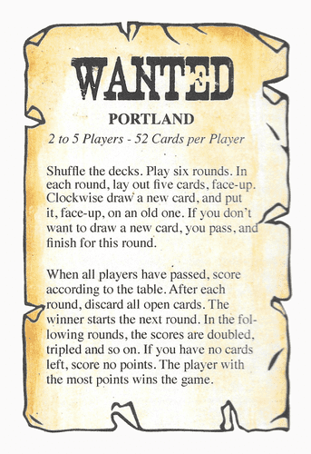 Board Game: Portland