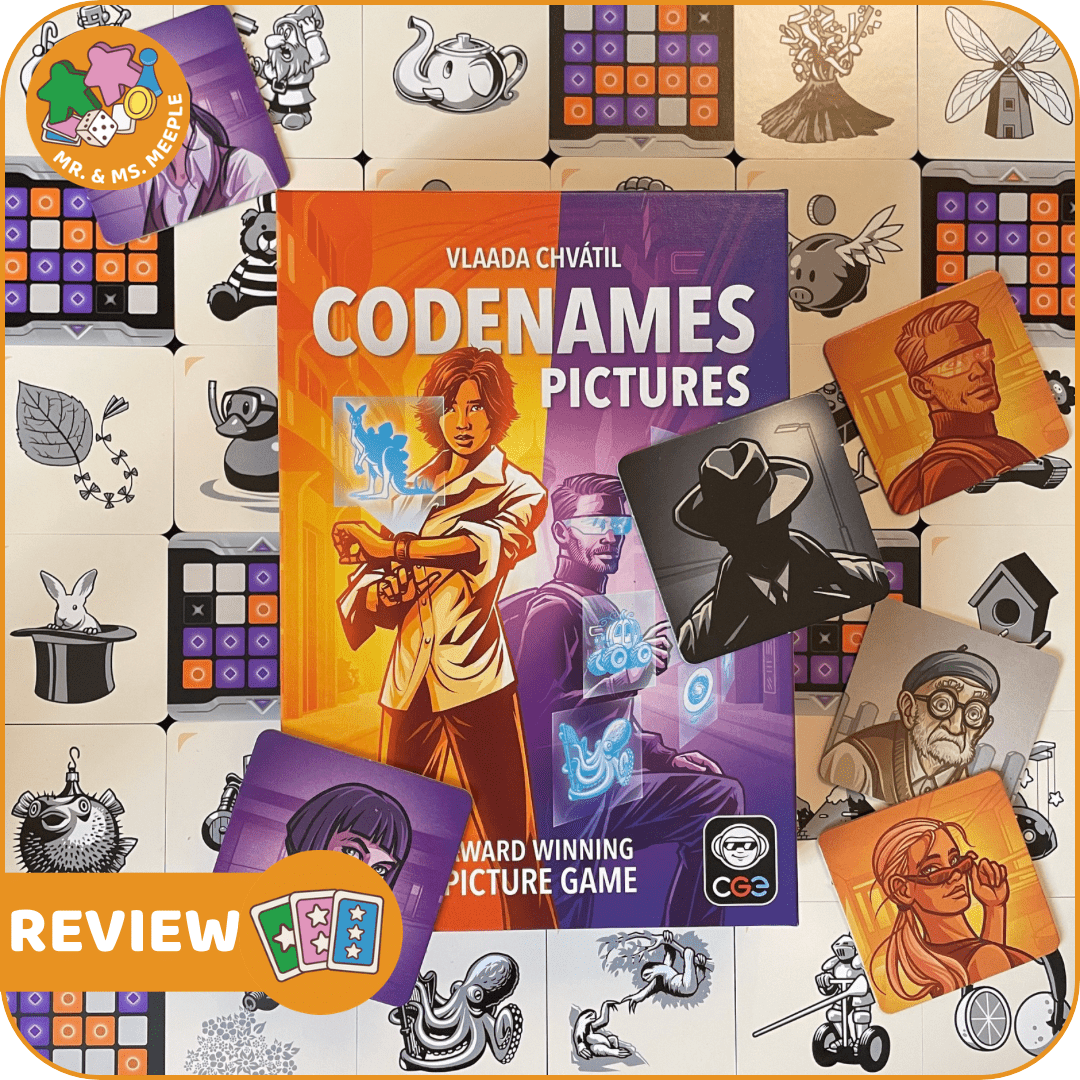 Review - Codenames: Pictures (Mr. & Ms. Meeple) | Codenames: Pictures