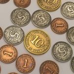 Board Game Accessory: Paris: Metal Coins