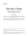 RPG Item: PER3-03: The Yeti's Tooth