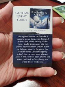 Empires of the Void II: General Event Cards